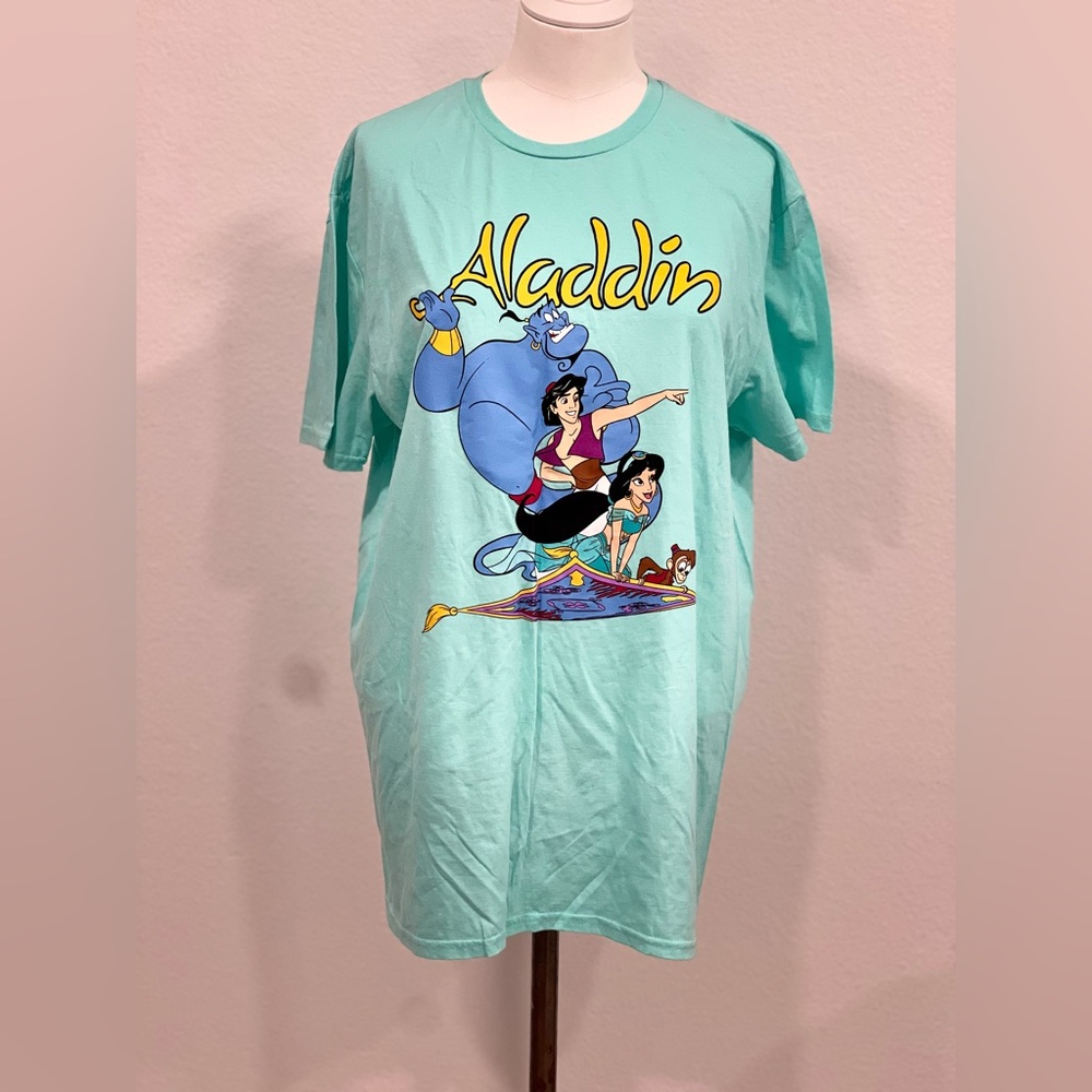Disney Aladdin Aqua Short Sleeve Tee